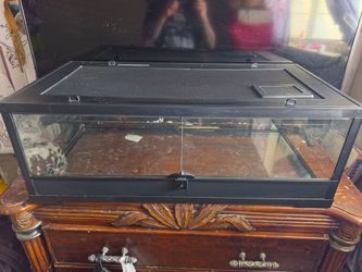 Glass Reptile Terrarium with Screen Lid