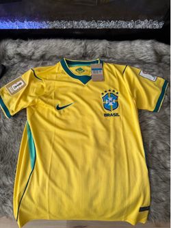 Brazil World Cup jersey size small with World Cup patches