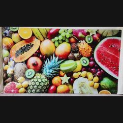   Beautiful large, modern acrylic fruit