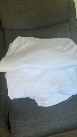 Vendo manteles mesa redonda blancos