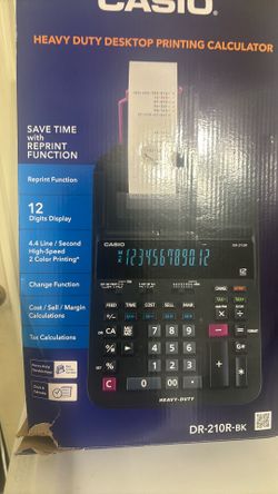 Casio Heavy duty desktop Printing calculator