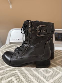guess ankle boots size 6 like new condition