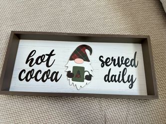 Double sided sign