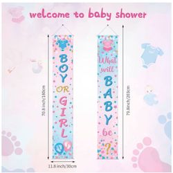 Gender Reveal Banner