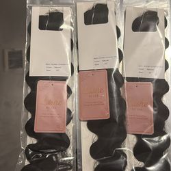 22” Body Wave Human Hair Crotchet