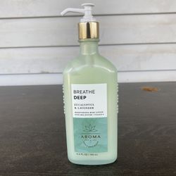 BATH & BODY WORKS MOISTURIZING BODY LOTION AROMA BREATHE DEEP EUCALYPTUS