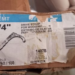 3/4 IN ELECTRICAL METALLIC TUBE (EMT) CONDUIT STRAPS (100) PC