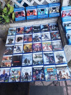 PS4 controls can work PS5 . $40 per control. 2 for $70! Or 4 for $120!. Same with Playstation 5 Games $40! Each or 4 for $120! All works 100%
