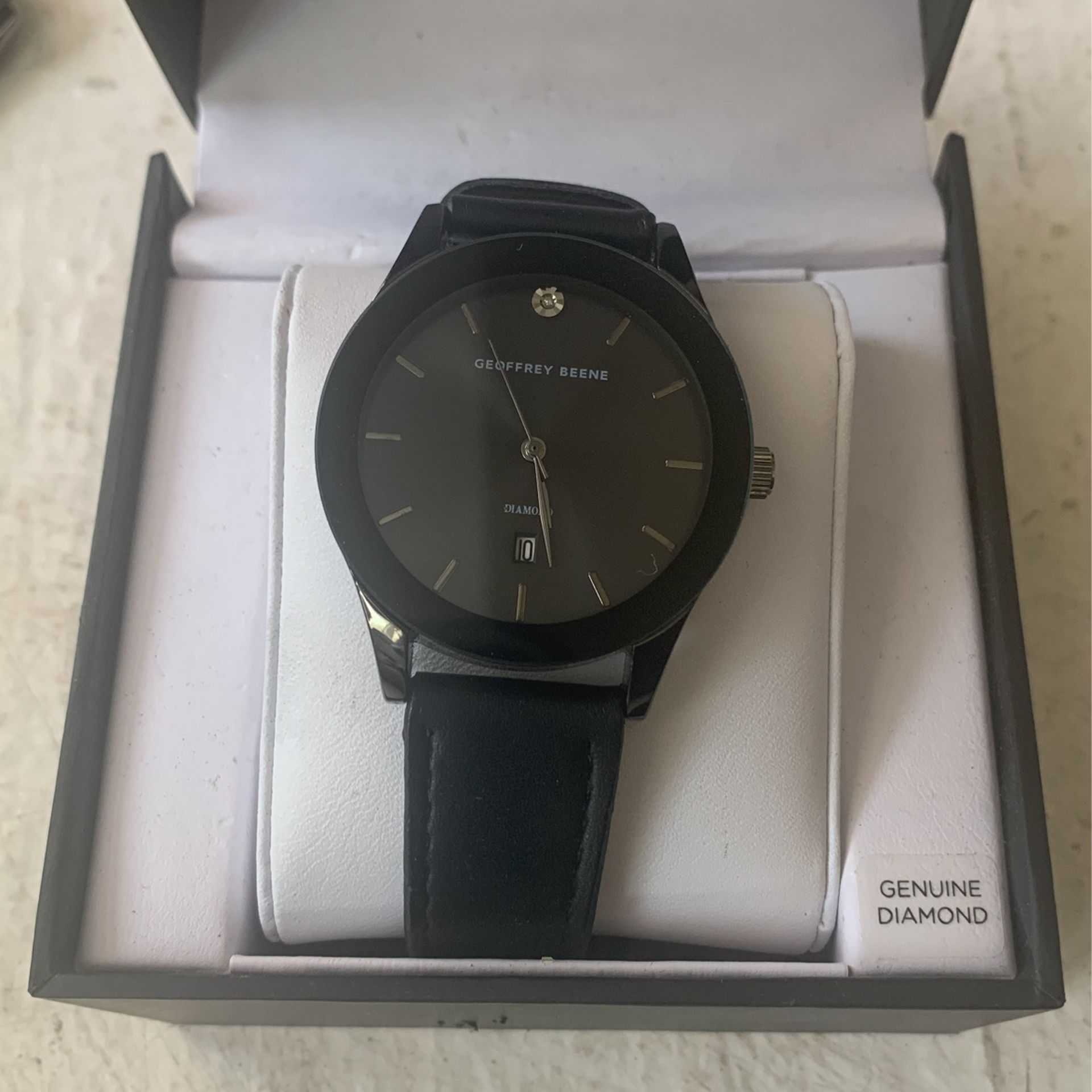 Geoffrey Beene Accessories | Geoffrey Beene Men’s Genuine Diamond Watch