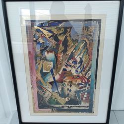 Robert Kostuck Hand Signed Art Embossed Screenprint Hands Of Fate #2 