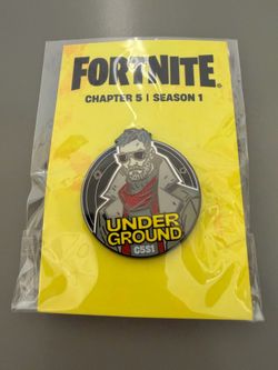Epic Games Employee Exclusive Fortnite Chapter 5 Season 1 Pin UnderGround *NEW*