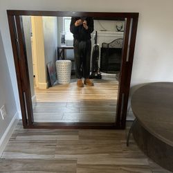 Free Furniture,tables,pictures,mirror……couches are Pleather~