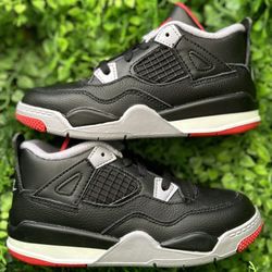Nike Air Jordan 4 ‘Bred Reimagined’ (TD) (Size 10C And 4C)