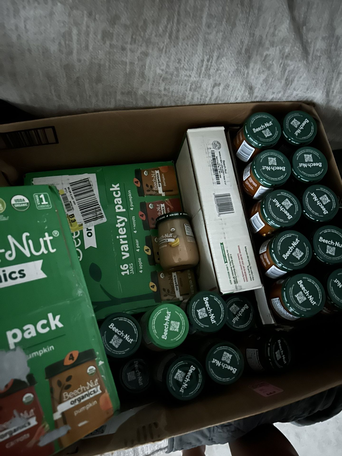 Box Of Baby Food Would Like To Trade