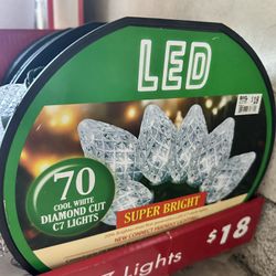 LED Christmas Lights Clear Only