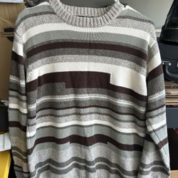 Oscar de la renta size large sweater as is condition