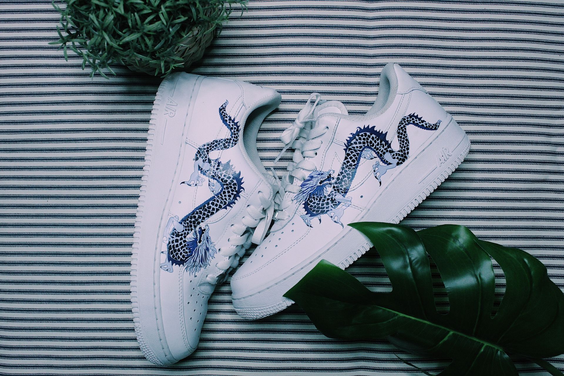 Nike Air Force 1 Blue Dragon