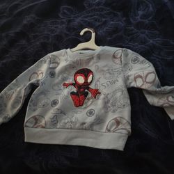 2t Spiderman Crew Neck Sweater