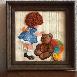 Vintage Jiffy Needlepoint 