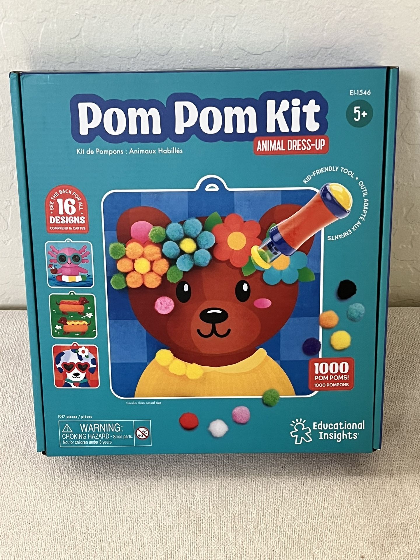 NEW Pom Kit For Kids. 2 Available
