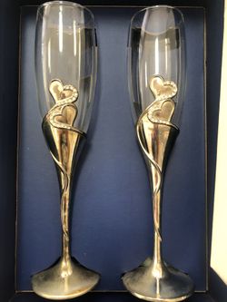 Set of Beautiful Wedding Glasses