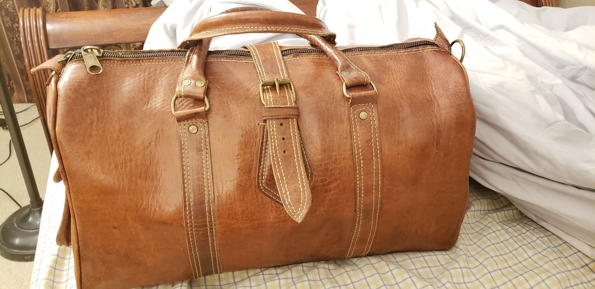Leather Duffle bag