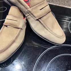 Nordstrom, men’s suede, size 12, NEW, demo model, elegant shoe, the photos do not do it justice Actually, a two tone suede it’s darker around the edge