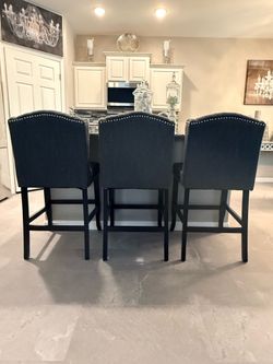 Gray counter height stools qty 3