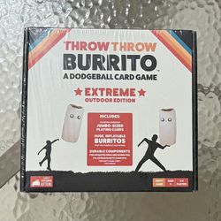 Throw Throw Burrito A Dodgeball Card Game - New / Sealed