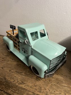 Metal truck decor