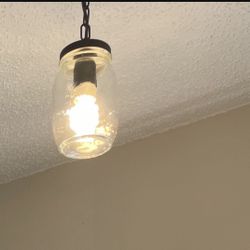 Single Mason Jar Light Fixture Perfect For Laundry room,bathroom,guess room Etc…
