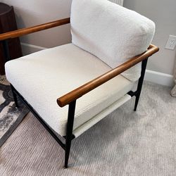 Boucle Accent Chair Set Of 2