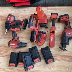 Hilti Nuron Set Of 5 Tools 