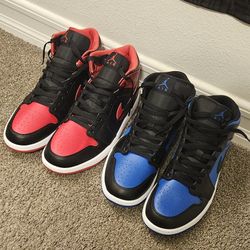 Nike Air Jordan Mid Band And Royal Blue Mens Size 12