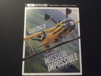 Mission Impossible The Final Reckoning 4k Blu Ray Digital 