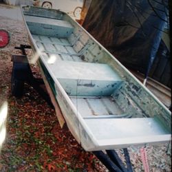 14 John  Boat With Trailer  300 