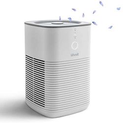 LEVOIT Home Bedroom Air Purifier, Available for California, Dual H13 HEPA Filter Removes 99.97% of Pet Pollen Mold Dust, Desktop Air Cleaner for Smoke