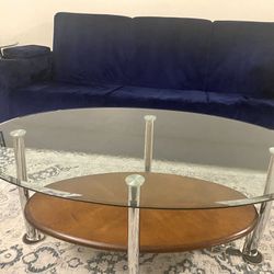 Beautiful Glass Coffee Table and 2 Side Tables