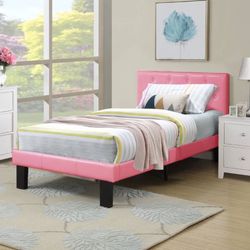 Twin Platform Bed With Orthopedic Supreme Mattress Included 