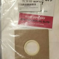 Crucial Vacuum Replacement Vac Bags - Compatible with Bissell Part #  - Bissell Bags Fit VP-77 Models - Compact, Bags for Home Vacuums, Power 