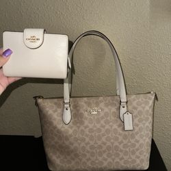 Coach Tote Purse And Wallet 