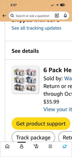 6 Pack Heavy Duty Storage Bags