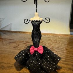 Mannequin Jewelry Necklace Holder Evening Dress