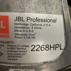 JBL 2268HPL