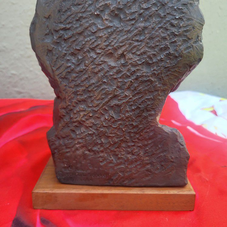 Jaania G.Kendall ALVA 1964 Copy of Bronze Bust by Gutzon Borglum
