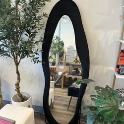 Black Modern Full Body Mirror 63”