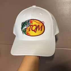TQM White Trucker Hat