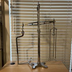 Huge Antique Scottish Scale Of Justice - Over 2 Feet Tall