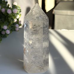 Natural Clear Quartz 🌈 Tower
