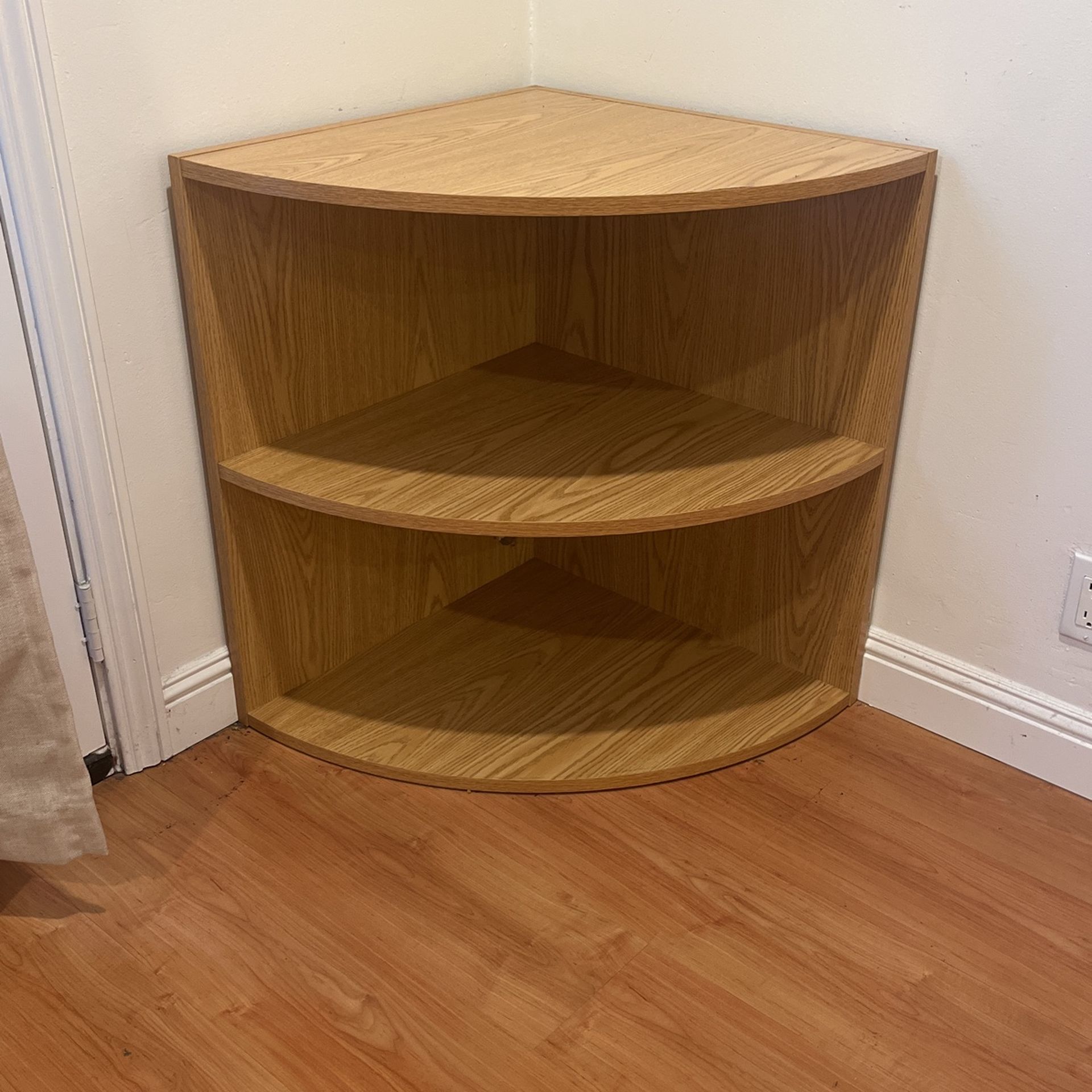 Mid Century Corner Shelf